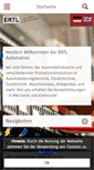 Mobile Screenshot of ertl-gmbh.de